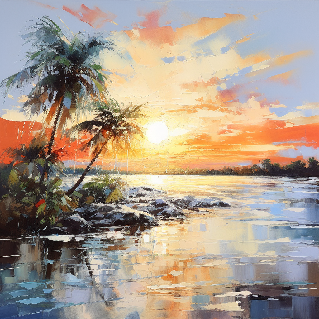 Sunset Oasis