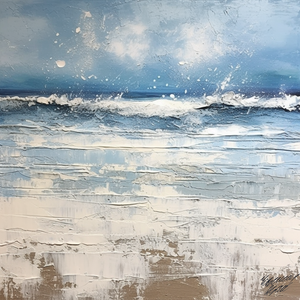 Abstract landscape, beach