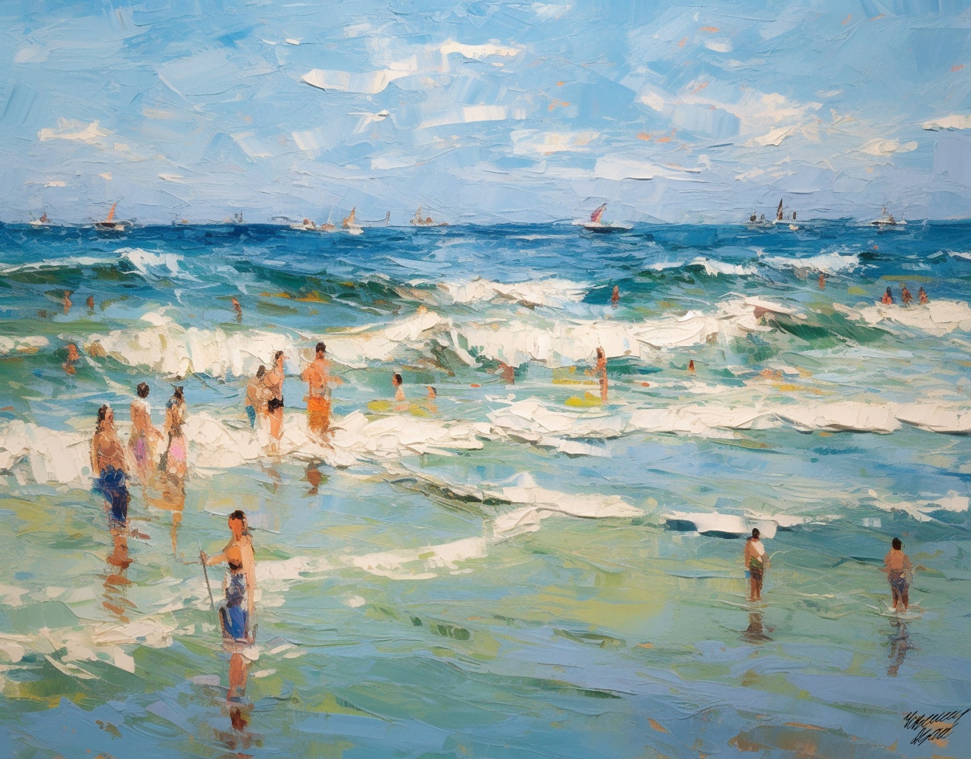 Sunlit Waves