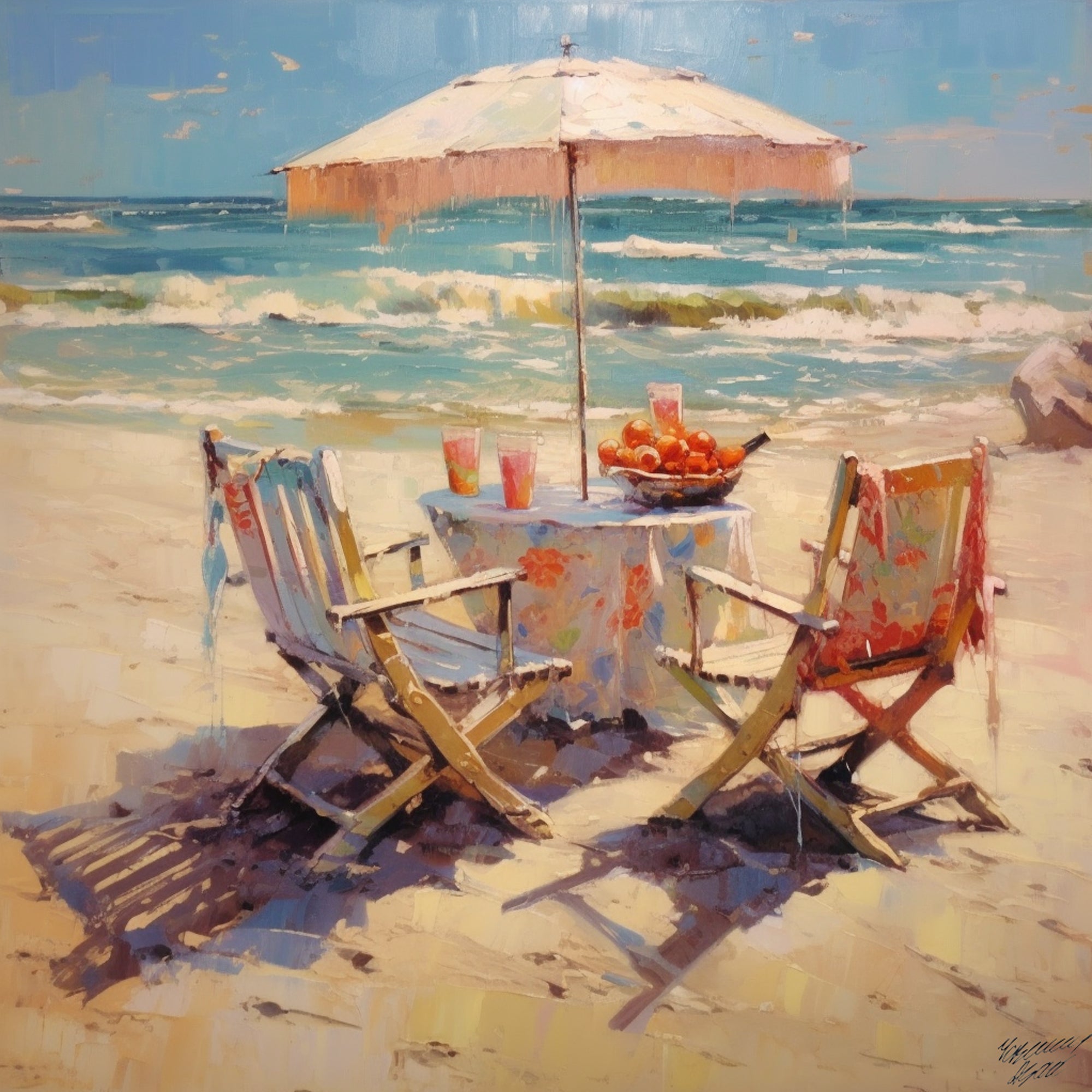 Beneath the Sunshade